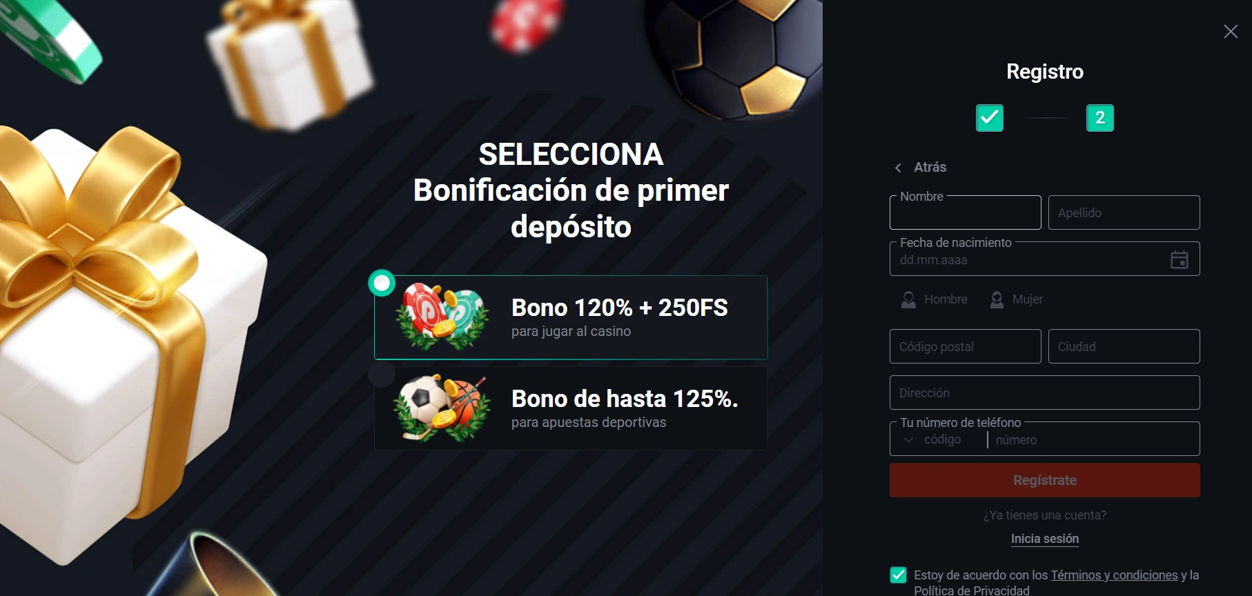 Pin-Up registro page 2